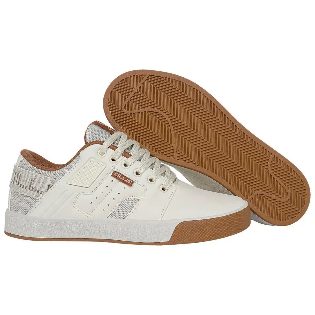 Tênis Ollie Neo 3 masculino bege destacando conforto e durabilidade